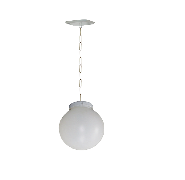 Luminária Globo Pequeno P/ Teto - Branca