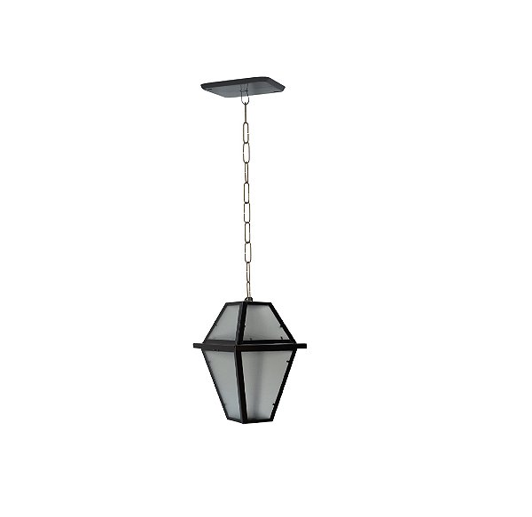 Luminária Imperial P/ Teto - Preta