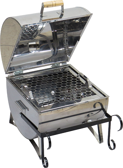 Churrasqueira Náutica Bafinho Com Grelha- Aço Inox