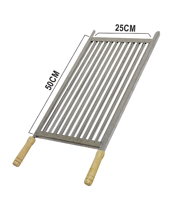 Grelha Aço Inox (Estilo Parrilha) 50X25
