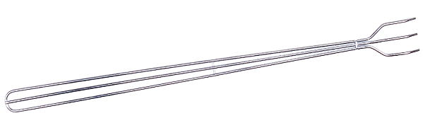 Garfo 3 pontas para churrasco 40cm