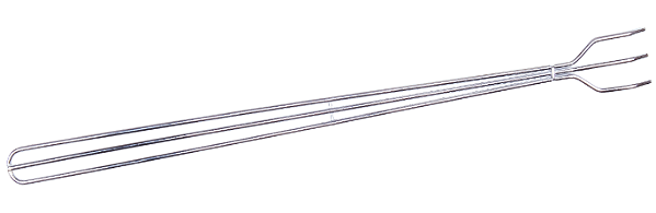 Garfo 3 pontas para churrasco 60cm