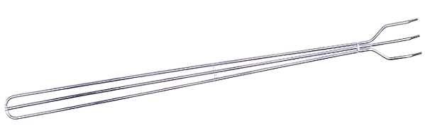Garfo 3 pontas para churrasco 70cm