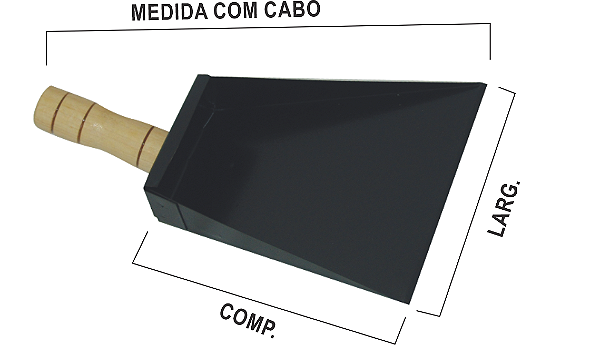 Pazinha para cinzas cabo curto