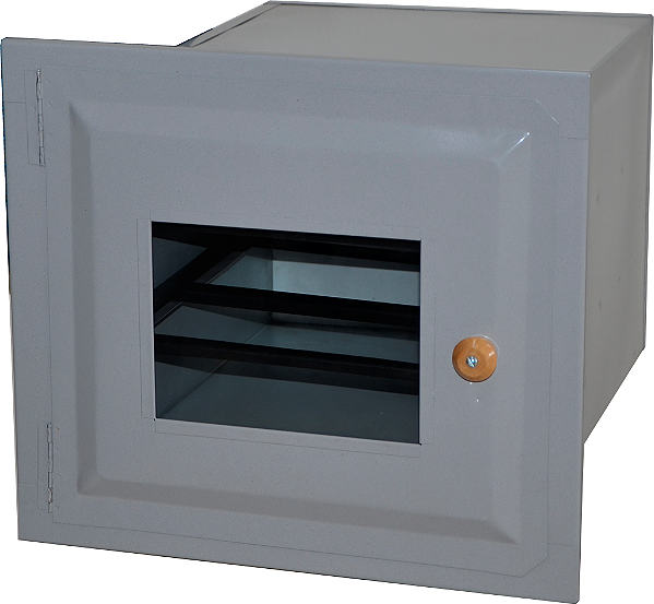 Forno para fogão à lenha popular - grande nº3 com frente de vidro
