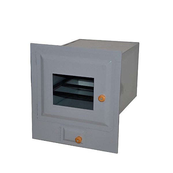 Forno para fogão à lenha popular - grande nº4 com frente de vidro