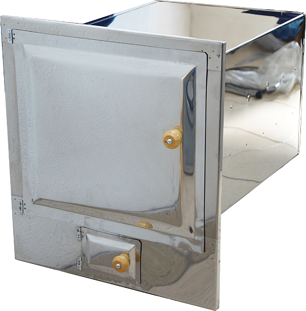 Forno para fogão à lenha popular inox nº2