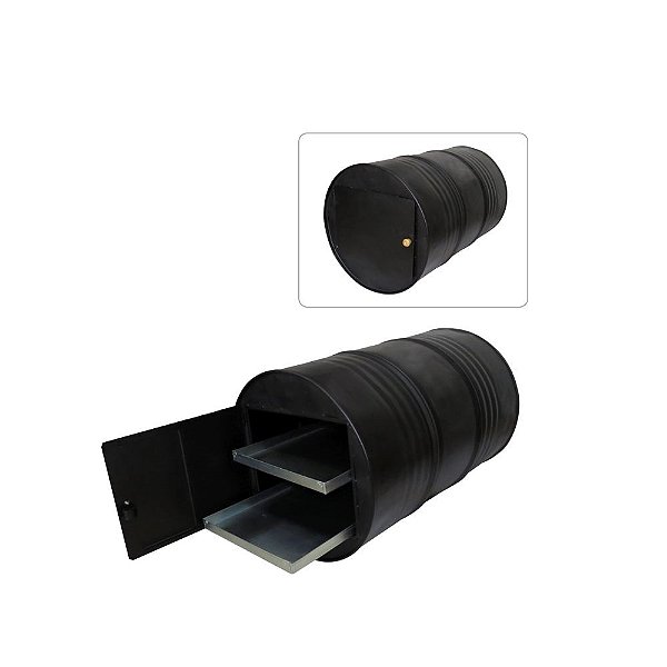 Forno para fogão à lenha - tambor 200 litros