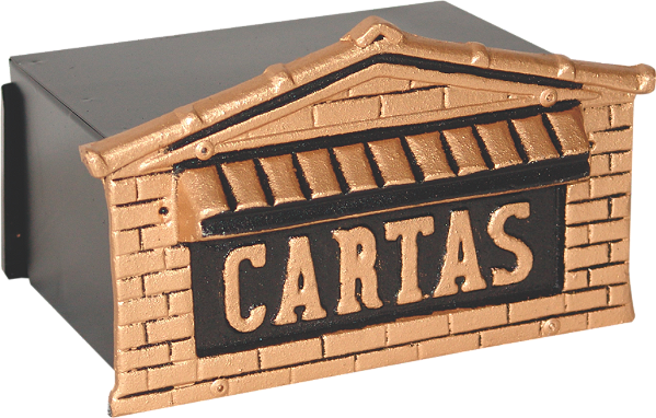 Caixa de correio Colonial 12x20x10 para muro
