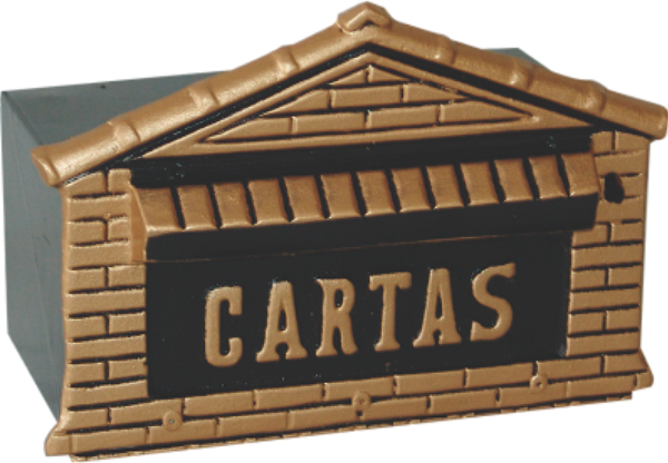 Caixa de correio Tijolinho 20x25x12 para muro