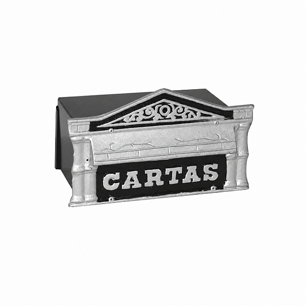Caixa de correio colonial cartas 20x25x12 para muro