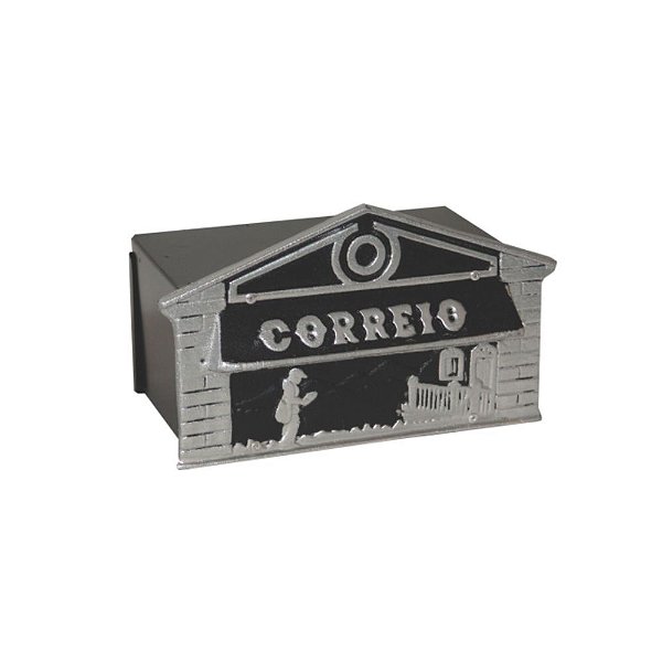 Caixa de correio carteiro 20x25x12 para muro