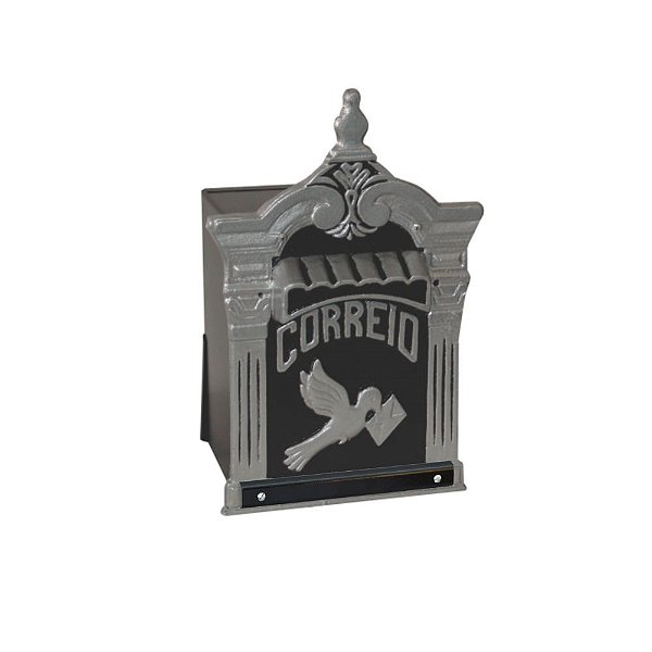 Caixa de correio romana 20x18x24 para grade
