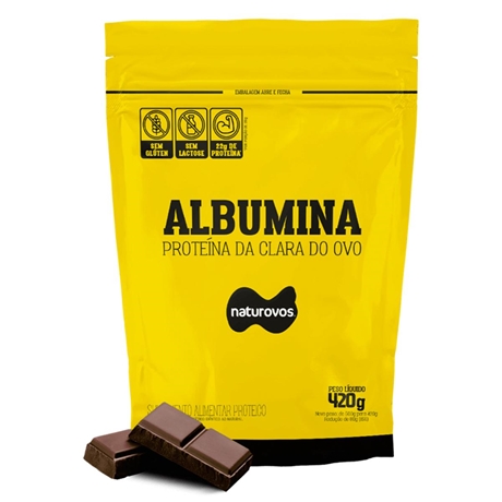Albumina Naturovos Baunilha 420g