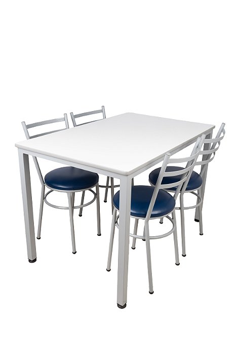 ST MR C.BIST. ALM-04 - KIT 1 MESA E 4 CADEIRAS DE REFEITORIO