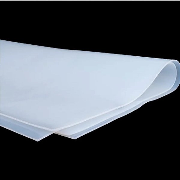 Manta de Borracha Silicone Translúcido 1m²