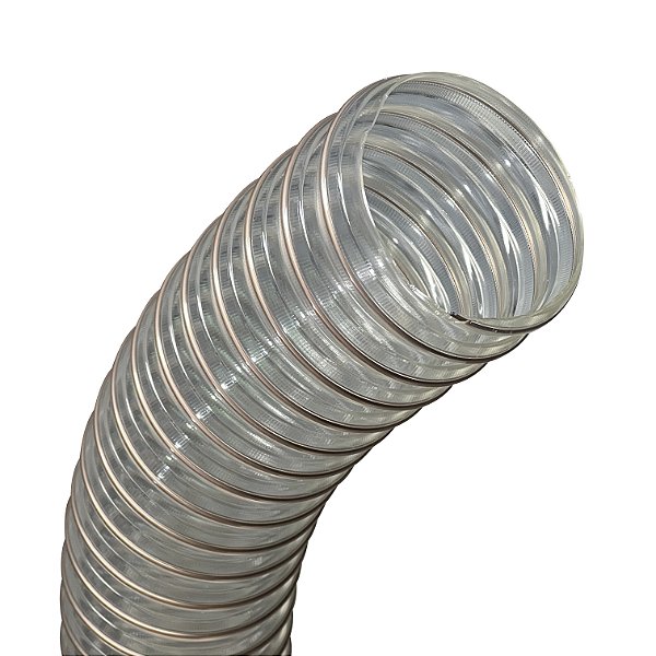 Tubo Vácuo Ar High Tech PU com Espiral Cobreado - 1 metro