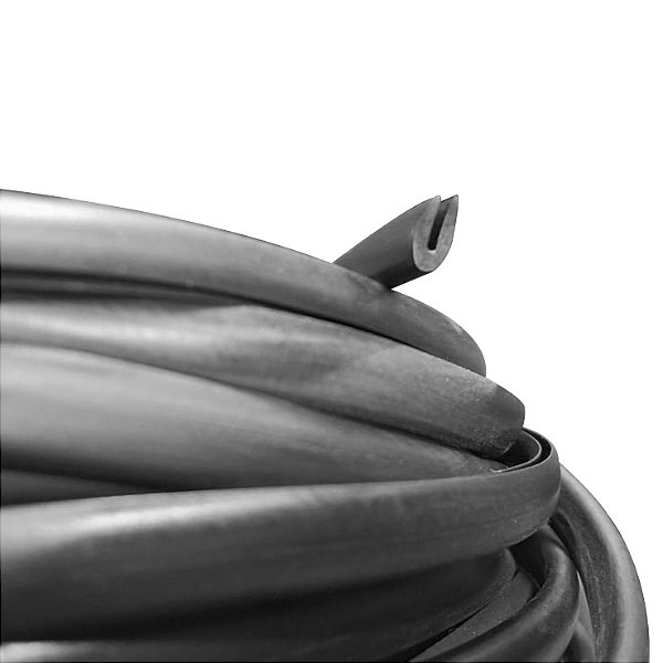 Perfil de Borracha Tipo U REF: 100 - 1 metro