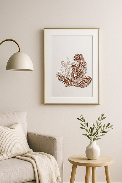 aprecia teu florescer | A4 | ilustração original
