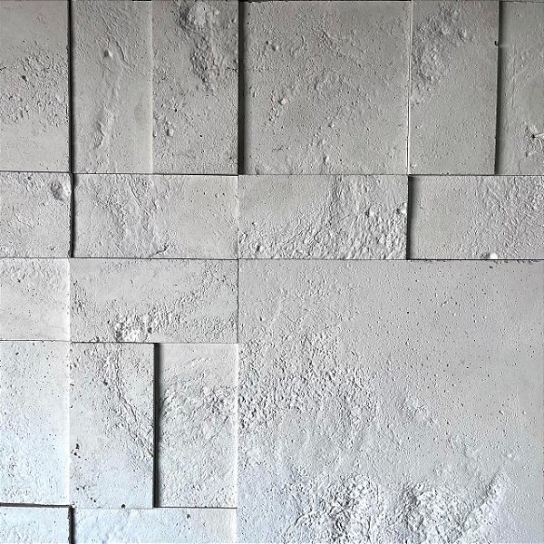 Revestimento Mosaico Pedra Cimentícia - White (m²)