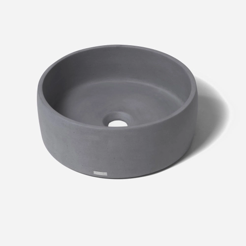 Cuba Redonda de Apoio em Concreto - Grafite
