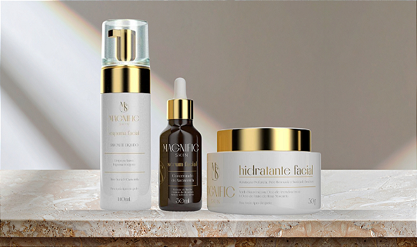 KIT HIDRATANTE FACIAL -SERUM NIACINAMIDA - ESPUMA DE LIMPEZA FACIAL