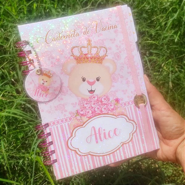 Caderneta de Vacina Ursinha Princesa