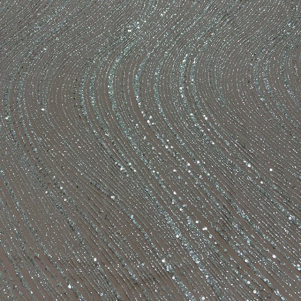 Tule Boreal c/ Paetê P224 Branco