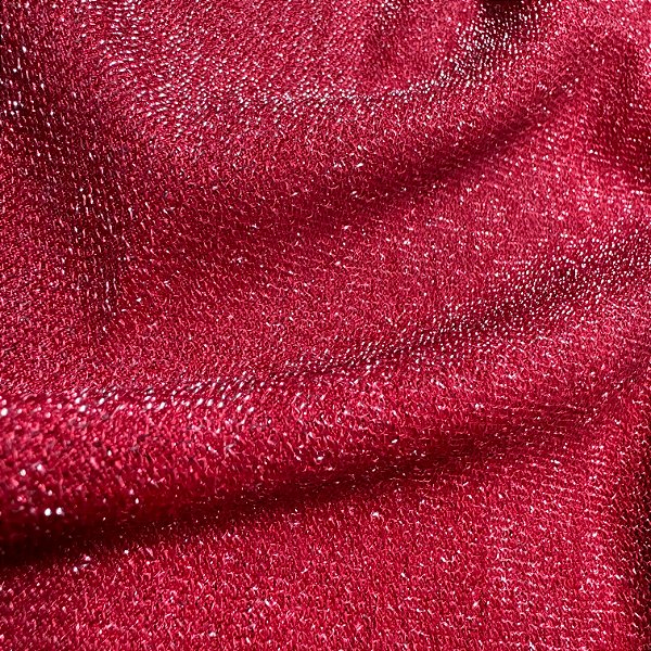 Malha Lurex Vermelho Ferrari
