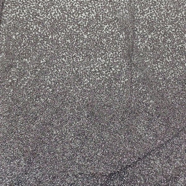 Tule Diamante Quebrado 22609 - Lavanda/Prata