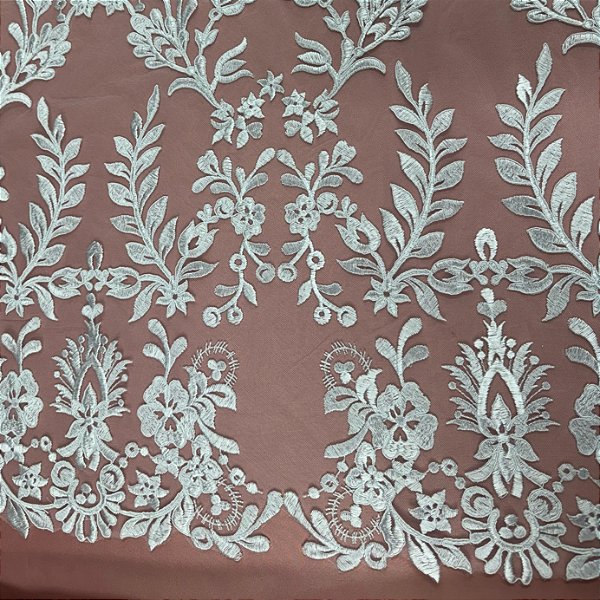 Renda 1332 - Branco - 0,80cm x 1,30m