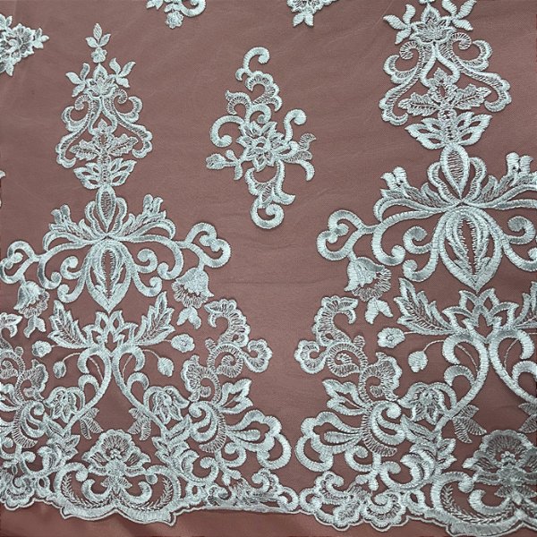 Renda 7249 - Branco - 1,70m x 1,30m