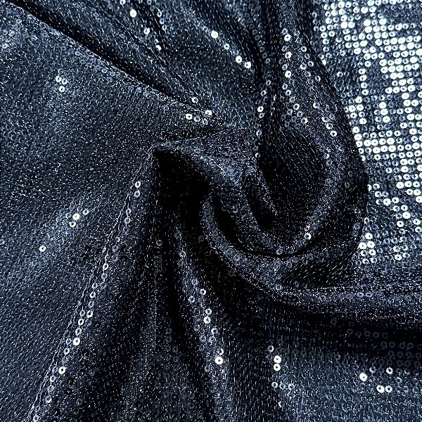 Paetê Sparkle Preto