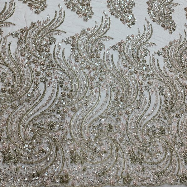 Tule Bordado 15610 Rose