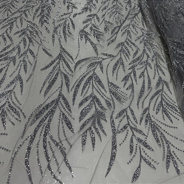 Tule Diamante Quebrado LYD064 Prata