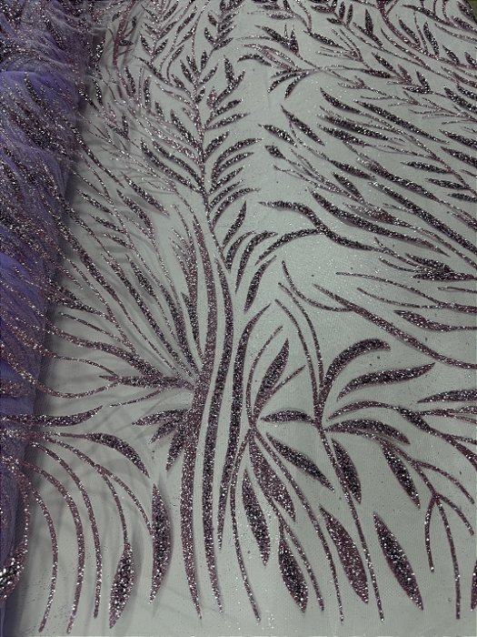 Tule Diamante Quebrado LYD064 Lilás