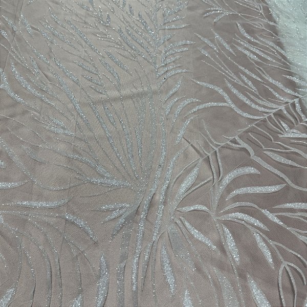 Tule Diamante Quebrado LYD064 Branco