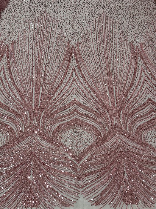 Renda Pedraria 942-2 Rose