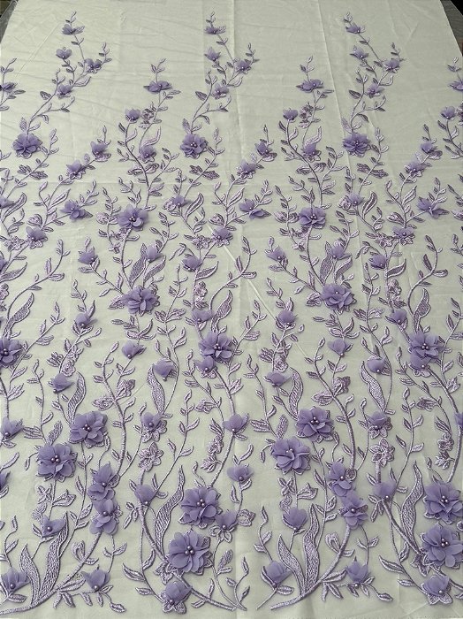 Renda 3D S6125 lilás