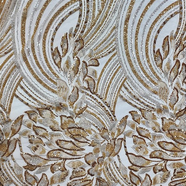 Renda Pedraria 2758 Dourado