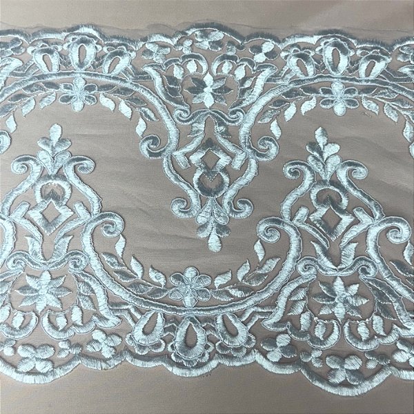 Barrado c/ paetê 7798 Branco