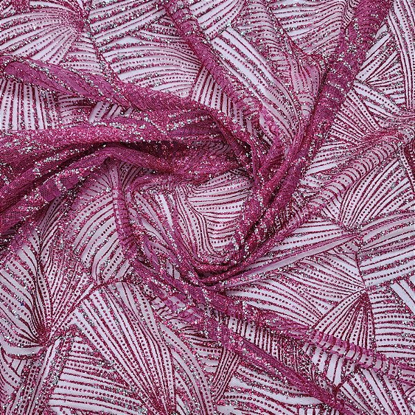Tule Diamante Quebrado Des.LYX158 Pink