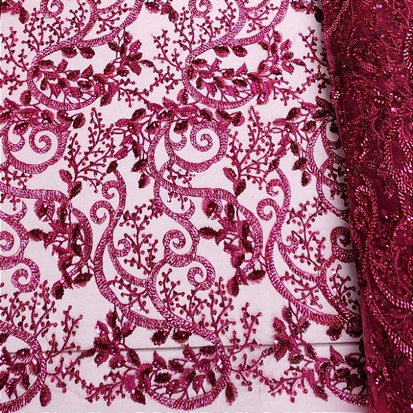 Renda c/ Pedrarias GW-2582 Pink