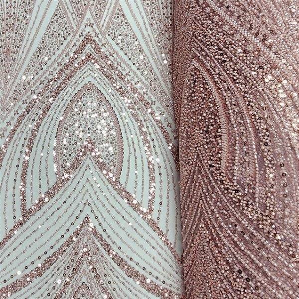 Renda c/ Pedrarias LYD 391 Rose