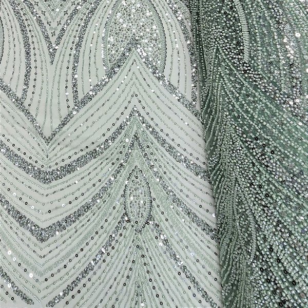 Renda c/ Pedrarias LYD 391 Verde Menta