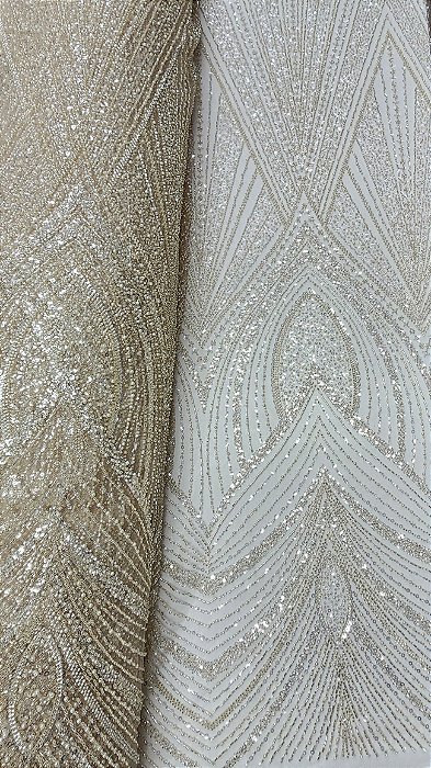 Renda c/ Pedrarias LYD 391 Amarelo BB