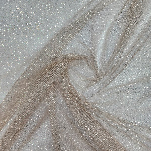 Tule Boreal Strass furta-cor Dourado