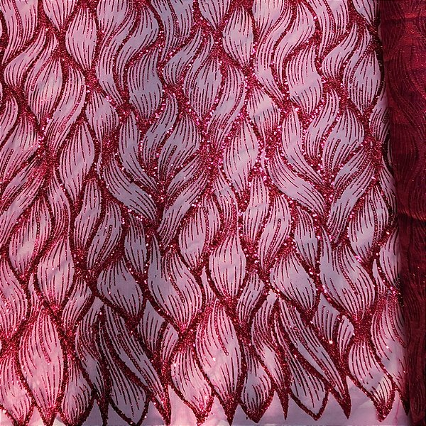 Tule Boreal c/ paetê P228 Pink