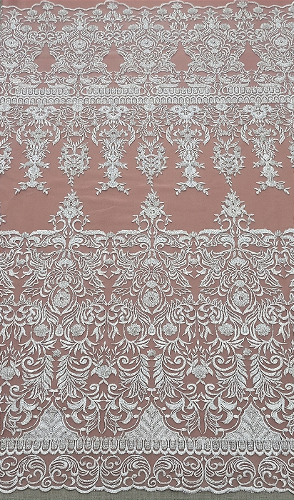 Renda Bordada 10359-01 Branca