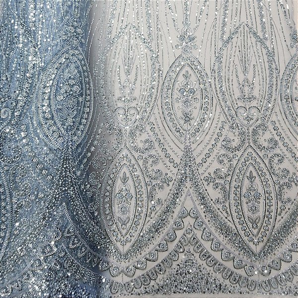 Renda c/ Pedrarias LYD 611 Azul Serenity